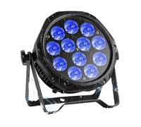 Lampada proiettore, Luce Stroboscopica Par Impermeabile Con Controllo Vocale, Effetto Luce Da Palcoscenico A LED, Adatta For Feste All'aperto ,per feste di compleanno e ballo di Halloween(Black 12)