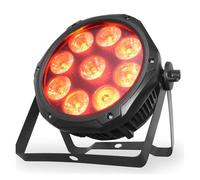 Lampada proiettore, Luce Stroboscopica Par Impermeabile Con Controllo Vocale, Effetto Luce Da Palcoscenico A LED, Adatta For Feste All'aperto ,per feste di compleanno e ballo di Halloween(Black 9)