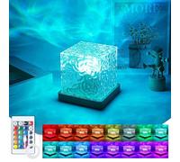 Lampada Proiettore Oceano,Lampada Aurora Boreale con Telecomando, Luce Notturna con Lncrespatura Dell'acqua,Lampada Oceano,Lampada Cubitelax,Lampada Acqua,Lampada Effetto Mare