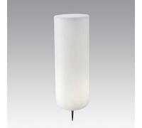 Lampada Punto Luce a Cilindro Colore Bianco per Esterno Linea Lounge Livos