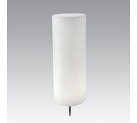 Lampada Punto Luce a Cilindro Colore Bianco per Esterno Linea Lounge Livos