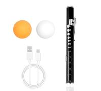 Lampada Pupillare Medica Con Luce Calda E Fredda, Lampada Diagnostica LED Ricaricabile USB Con Scala Pupillare E Regola, Penna Lampada Per Infermiere Medico Studente
