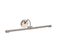 Lampada Quadro LED da Parete Corridoio Luce Specchio Acciaio Nichel B 67,4 CM