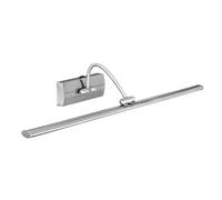 Lampada Quadro Wandleuchte Specchio per Dipinti LED IN Acciaio Inox Interruttore