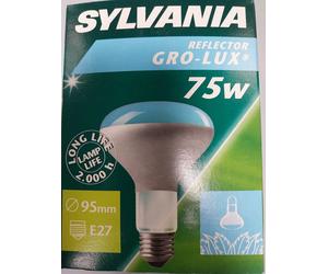 Lampada reflector Gro-Lux 75w E27 Sylvania diam 95mm cod. 0015631