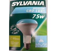 Lampada reflector Gro-Lux 75w E27 Sylvania diam 95mm cod. 0015631 [EEK: G]