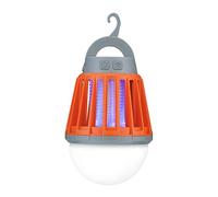 Lampada repellente per zanzare Lanterna da campeggio e Zapper per insetti, Lanterna portatile impermeabile IPX6 Mosquito Killer, Gancio retrattile, Lanterna ricaricabile USB e Torcia elettrica