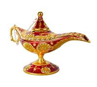 Lampada , Retro Desideri, Superfici Finemente Lucidate, Lampada Genio Vintage, Collezionabile, Decorativa Per Tavolo, Scaffale, Scrivania