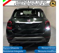LAMPADA RETROMARCIA 135 LED P21W BA15S CANBUS PER FIAT 500X RESTYLING 6000K