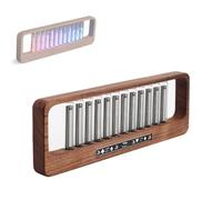 Lampada RGB per pickup, analizzatore di spettri audio, con 12 tubi e 7 modalità preimpostate, luce di riconoscimento del ritmo musicale, luminosità regolabile, per casa, studio, sala giochi