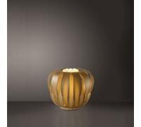 Lampada Ricaricabile Da Tavolo Queen Polilux ® New Gold 1 Luce Led D29Cm