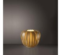 Lampada Ricaricabile Da Tavolo Queen Polilux ® New Gold 1 Luce Led D42Cm