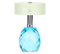 Lampada ricaricabile in cristallo, verde e azzurra