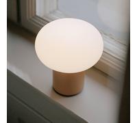 Lampada ricaricabile New Works Karl-Johan, giallo ocra, IP65 New Works