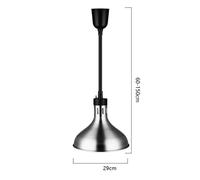 LAMPADA RISCALDANTE E27 BUFFET VARI COLORI CAVO A SPIRALE REGOLABILE VIVALAMP [EEK: A+++]