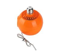 Lampada Riscaldante E27 Controllo della Temperatura Regolabile per Riscaldatore per Pollame con Temperatura Costante Automatica per Conigli e Polli Plastica 150W