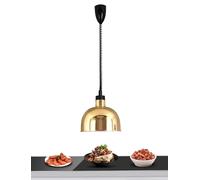 Lampada riscaldante for alimenti Lampada riscaldante for alimenti commerciale Lampada riscaldante for alimenti sospesa da 11,4 pollici di diametro for mensa, cucina, ristorante(D)
