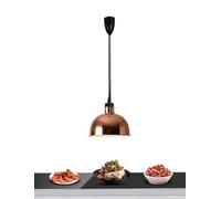 Lampada riscaldante for alimenti Lampada riscaldante for alimenti commerciale Lampada riscaldante for alimenti sospesa da 11,4 pollici di diametro for mensa, cucina, ristorante(B)