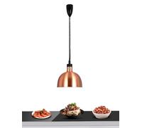 Lampada riscaldante for alimenti Lampada riscaldante for alimenti commerciale Lampada riscaldante for alimenti sospesa da 11,4 pollici di diametro for mensa, cucina, ristorante(A)