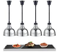 Lampada riscaldante per Alimenti, Ideale per Uso Commerciale, Lampada scaldavivande sospesa per Buffet, Attrezzature Professionali per la Cucina, distribuzione Uniforme del Calore, Cavo rego
