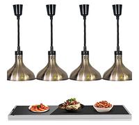 Lampada riscaldante per Alimenti, Ideale per Uso Commerciale, Lampada scaldavivande sospesa per Buffet, Attrezzature Professionali per la Cucina, distribuzione Uniforme del Calore, Cavo rego