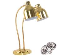 Lampada riscaldante per Alimenti, scaldavivande Portatili per Feste e Buffet, scaldavivande a Doppia Testa per cucine Professionali, Lampada riscaldante autoportante per Mantenere Il Cibo ca