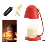 Lampada riscaldante per candele a guscio d'uovo, 2026, regolabile in altezza, lampade elettriche sicure per sciogliere la cera, con timer e dimmer, per soggiorno, decorazione della casa, ufficio