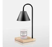 Lampada riscaldante per candele scalda candela profumata candle warmer dimmerabile,puro profumo senza fiamme, base di legno,15 * 15 * 35 CM.