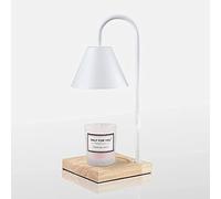 Lampada riscaldante per candele scalda candela profumata candle warmer dimmerabile,puro profumo senza fiamme, base di legno,15 * 15 * 35 CM.