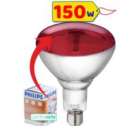 Lampada Riscaldante per RETTILI 100-150-250 W → Riscaldamento TERRARI RETTILARI