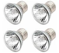 Lampada riscaldante per tartarughe da 25W con attacco E27, lampadina alogena dimmerabile, raggi UVA e UVB, per rettili, lucertole e serpenti