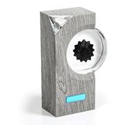 Lampada ritmica musicale ferrofluido, visualizzatore sonoro ferrofluido, fluido magnetico ferrofluido Music Mate che cambia con il suono, decorazione da scrivania, regali for adolescenti(Gray)