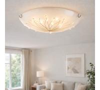 Lampada Sala Pranzo Plafoniera Pietre Cristallo 2 Fiamma Glasmuster E27 [EEK: Non valutato]