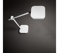 ICON Lampada da tavolo in plastica colore bianco orientabile 3 tonalità di luce modalità notte LED 8W 580LM - CCT 3000K 4500K 6500K dimmerabile