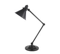 Lampada Scrivania Industrial Nordico Provence Acciaio Bronzo Antico 1 Luce E27