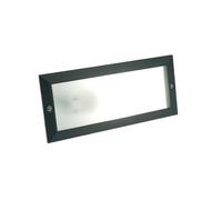 Lampada Segna Passo da Incasso a Parete Colore Nero da Esterno Linea Walking