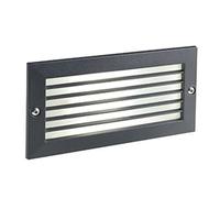 Lampada Segna Passo Rettangolare da Incasso a Parete a LED 10W 3000K Sovil Nero