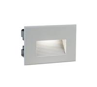 Lampada Segna Passo Rettangolare da Incasso a Parete a LED 3W 4000K Sovil Alluminio