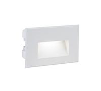 Lampada Segna Passo Rettangolare da Incasso a Parete a LED 3W 4000K Sovil Bianco