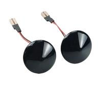 Lampada Segnalazione Svolta Per Fiat Per Punto 1999-2010 Per Doblo 2001-2005 Indicatore di direzione a LED Indicatore di direzione laterale Luci Indicatore(2Pcs Dynamic Black)