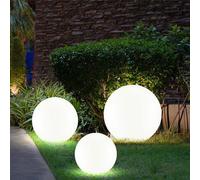 Lampada sfera da terra interno esterno illuminazione giardino palla 40 cm ip65 [EEK: A+++]