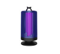 Lampada silenziosa per zanzare e mosche ad alta potenza, senza sostanze chimiche e sicura per madri e bambini, adatta per uso interno/esterno, elimina efficacemente gli insetti volanti.