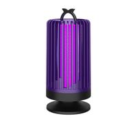 Lampada silenziosa per zanzare e mosche ad alta potenza, senza sostanze chimiche e sicura per madri e bambini, adatta per uso interno/esterno, elimina efficacemente gli insetti volanti.