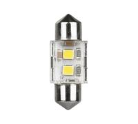 Lampada Siluro LED Auto 12/24V SV8.5-8 Canbus 12,5x31mm Bianco 6500K Resistenza