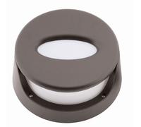 Lampada Soffitto IP44 Nero Ø27cm Piccolo Alluminio E27 Esterni Casa Balcone