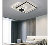 LAMPADA SOFFITTO LED DESIGN MODERNO PLAFONIERA FORMA QUADRATA 43W X2 DIMMERABILE [EEK: A+]