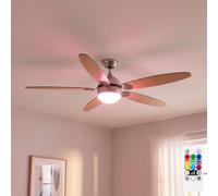 Lampada Soffitto Ventilatore da Interruttore Vor-Rücklauf Telecomando LED E14