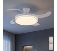 Lampada Soffitto Ventilatore IN Camera da Memory Telecomando Cct Regolatore LED [EEK: Inaditato]