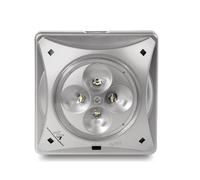 Lampada solare 4LED Illuminazione Esterno Sotto Ombrello Giardino Maclean