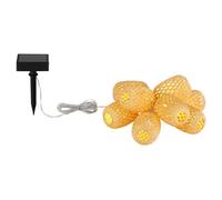 Lampada solare a LED, ghirlanda luminosa, lanterna, lampada da esterno, decorazione da giardino, resistente alle intemperie, stile boho, 8 luci, plastica, LED bianco caldo, L 650 cm
